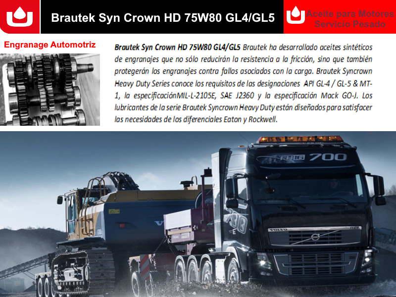 Brautek Syn Crown HD 75W80 GL4/GL5